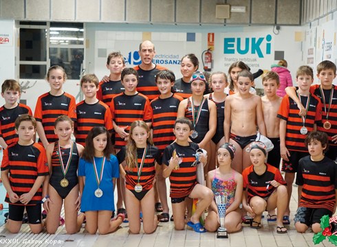 Eibar Igerixaneko ordezkariek zazpi domina eskuratu zituzten Ipuruan jokatutako 33. Gabon Kopan