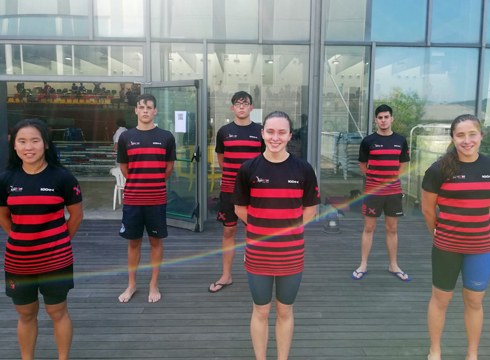 Eibar Igerixaneko zortzi igerilari absolutuen Gipuzkoako kontrol txapelketan