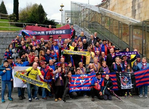 Eibar FT-ren lagun-taldeek trikipoteoa egingo dute gaurko partiduaren aurretik