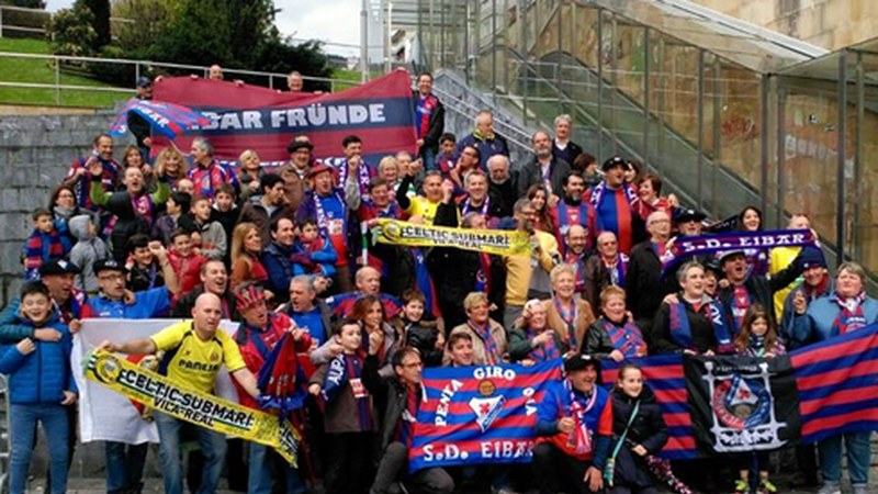 Eibar FT-ren lagun-taldeek trikipoteoa egingo dute gaurko partiduaren aurretik