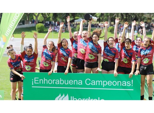 Eibar Rugby Taldea zazpiko errugbiko Erreginaren Kopako txapeldun