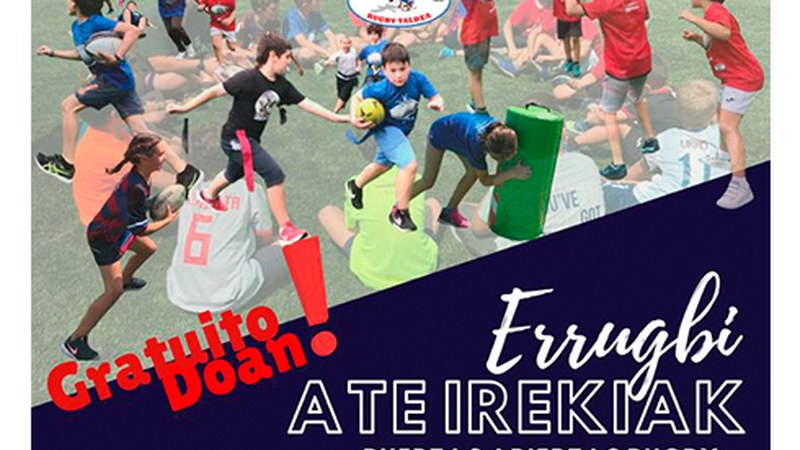 Eibar Rugby Taldeak ate irekien jardunaldia antolatu du zapaturako