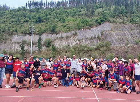 Eibar Rugby Taldeak Erreginaren Kopako bigarren fasea irabazi zuen Unben