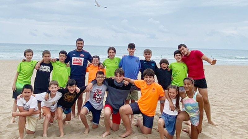 Eibar Rugby Taldeko udako udalekua hasi zuten aurreko astean