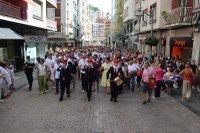 Eibar San Juan jaietan murgildu da, bero-boladaren erdian
