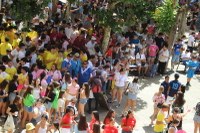 Eibar San Juan jaietan murgildu da, bero-boladaren erdian