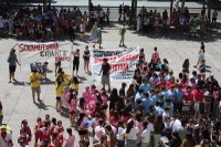 Eibar San Juan jaietan murgildu da, bero-boladaren erdian