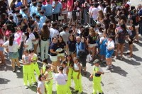 Eibar San Juan jaietan murgildu da, bero-boladaren erdian