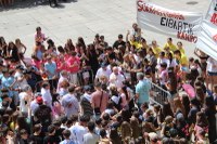 Eibar San Juan jaietan murgildu da, bero-boladaren erdian