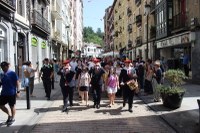 Eibar San Juan jaietan murgildu da, bero-boladaren erdian