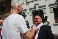 Eibar San Juan jaietan murgildu da, bero-boladaren erdian