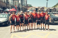 Eibar Triatloi Taldeko hainbat kide izan ziren X. Getariako Triatloian Eibar Triatloi Taldeko hainbat kide izan ziren X. Getariako Triatloian