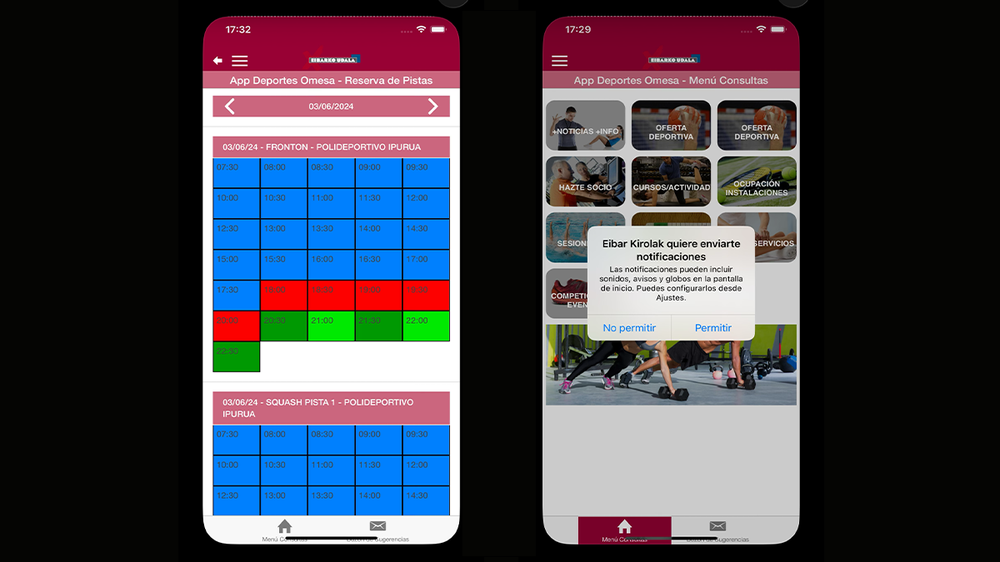 ‘Eibarkirolak’, Eibarko kirol-zerbitzuak kudeatzeko app berria martxan
