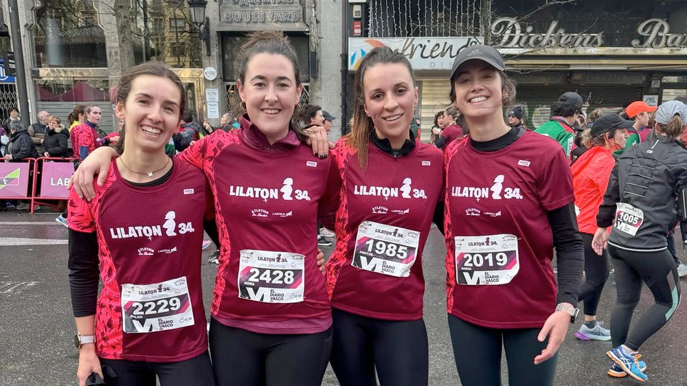 Eibarko 100 emakumek hartu zuten parte atzoko Lilatoian