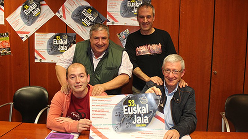Eibarko 53. Euskal Jaiaren aurkezpena egin dute antolatzaileek Klub Deportiboan