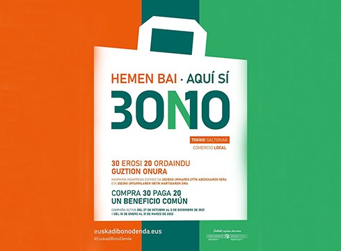 Eibarko 80 saltoki baino gehiagotan eskainiko dute 10 euroko deskontua 30 euroko erosketa bakoitzeko