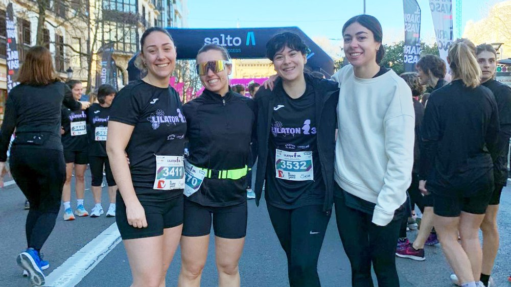 Eibarko 94 emakumek hartu zuten parte atzoko Lilatoian