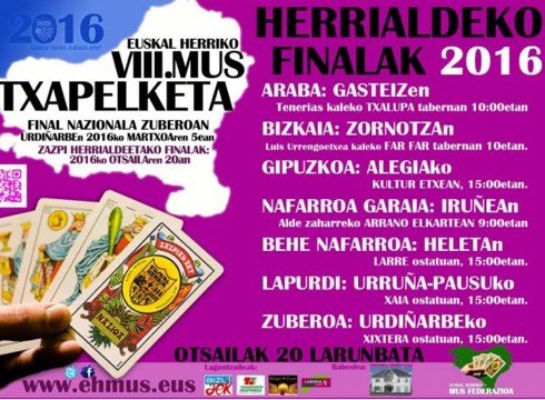 Eibarko bikote bi EH-ko Mus Txapelketako herrialde mailako kanporaketan