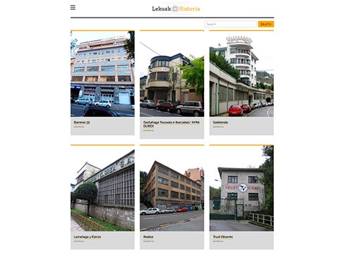 Eibarko eraikin industrialak webgune batean batu ditu Ego Ibarrak