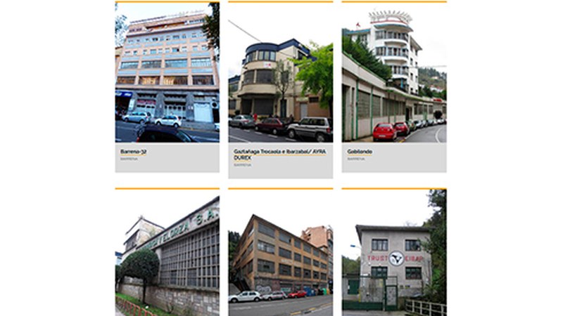 Eibarko eraikin industrialak webgune batean batu ditu Ego Ibarrak