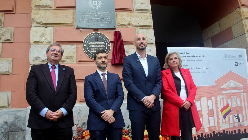 Eibarko Hiria Memoria Demokratikoaren Leku izendatu dute