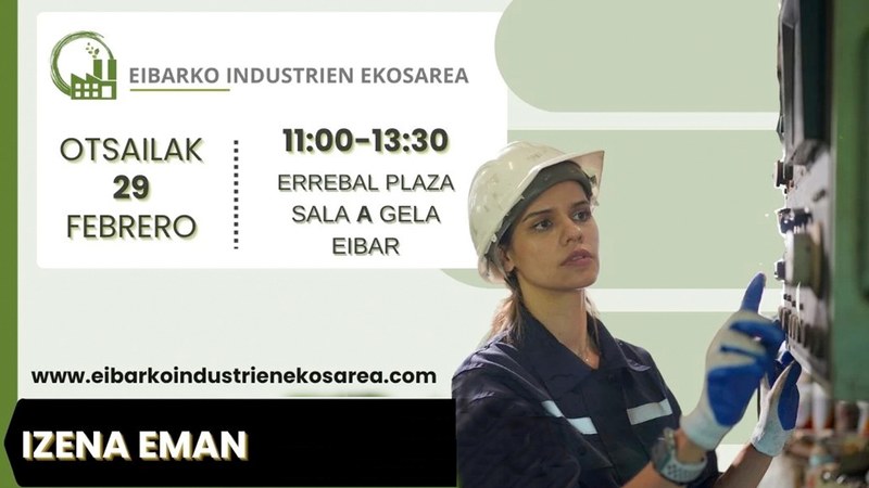Eibarko industria-enpresa ertain eta txikientzat lehiakortasunari eta jasangarritasunari buruzko topaketa egingo da eguenean