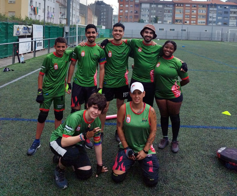 Eibarko Jugger Eskola Kantabrian eta Asturiasen ibili da uda honetan