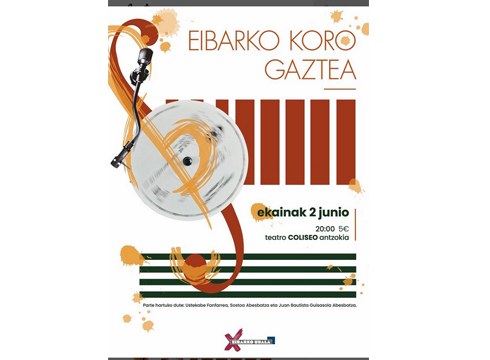 Eibarko Koro Gaztearen kontzerturako sarrerak salgai jarri dituzte