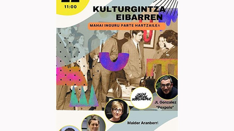 Eibarko kulturgintzari buruzko mahai-inguru parte-hartzailea egingo da bihar Arrate Kultur Elkartean