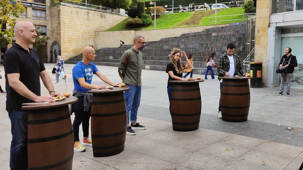 Eibarko lau taberna lehian, ETBko Pintxo Pote saioan