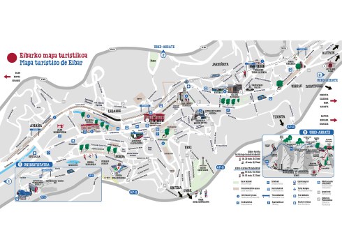 Eibarko Mapa Turistikoa eskuragarri dago