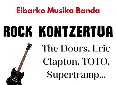 Eibarko Musika Bandak rock kontzertua eskainiko du domekan