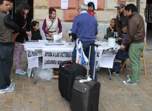 Eibarko nepaldarrak kaltetuendako laguntza batzen dabiltza