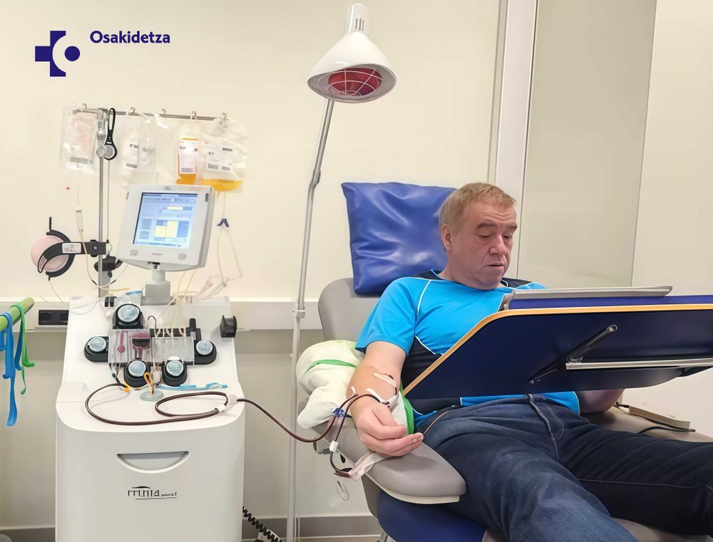 Eibarko Ospitalea plasma-bilketako Euskadiko zentroen sarean sartu da