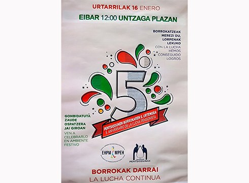 Eibarko pentsiodunek dei berezia egin dute astelehenerako, mobilizazioak hasi zirela bost urte betetzean