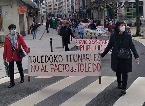 Eibarko pentsiodunek zapatu eguerdirako manifestazioa deitu dute, hilaren 29ko mobilizazioaren atarian