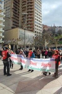 Eibarko Pentsionista Taldeak manifestazioa eta herri bazkaria antolatu ditu zapaturako, mobilizazioen 7. urteurrenean