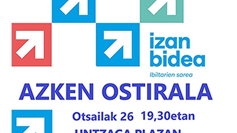 Eibarko Sarek deituta gaur 19:30ean egingo den manifestazioan parte hartzeko deia egin dute