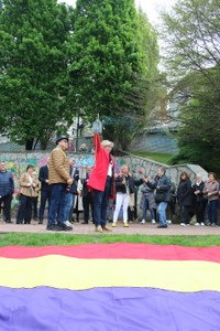 Eibarko sozialistek Espainiako II. Errepublikaren aldarrikapenaren 95. urteurrena ospatu dute