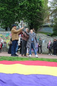 Eibarko sozialistek Espainiako II. Errepublikaren aldarrikapenaren 95. urteurrena ospatu dute