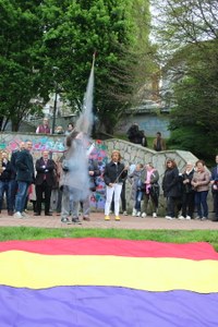 Eibarko sozialistek Espainiako II. Errepublikaren aldarrikapenaren 95. urteurrena ospatu dute