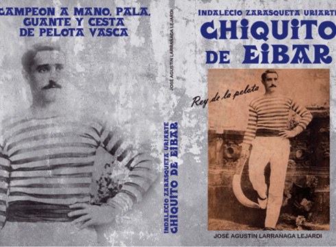 “Eibarko Txikito” pilotariari buruzko liburua kaleratu du Jose Agustin Larrañagak