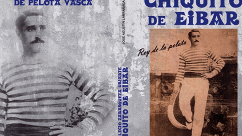 “Eibarko Txikito” pilotariari buruzko liburua kaleratu du Jose Agustin Larrañagak