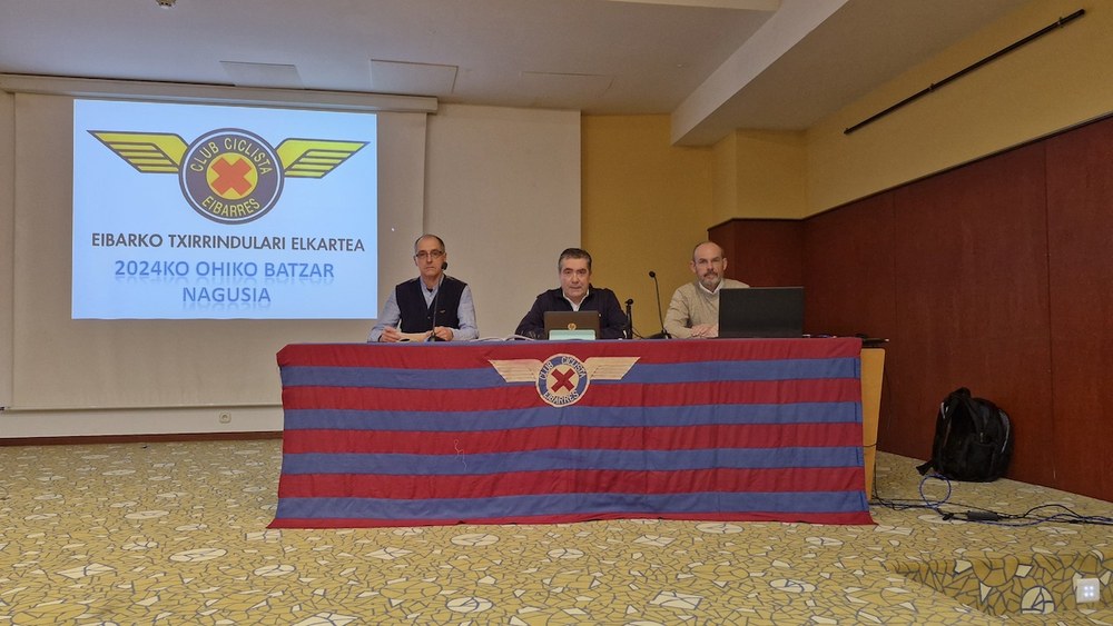 Eibarko Txirrindulari Elkarteak Ohiko Batzarra egingo du zapatuan