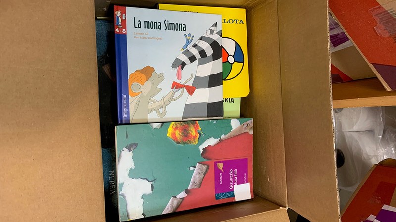 Eibarko Udalak eta Juan San Martin liburutegiak 600 liburu baino gehiago emango dizkiote Eibar Palestinarekin taldeari Gabonetako Merkatuan saltzeko