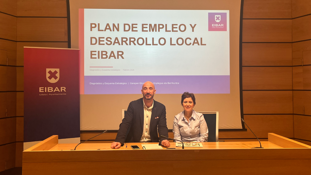 Eibarko Udalak herriko lan-merkatuaren eta langabeziaren diagnostikoa aurkeztu du