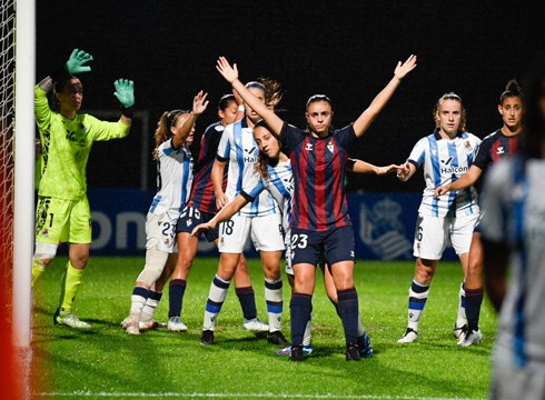 Eibarrek F Ligako lehen derbia galdu zuen Realaren aurka