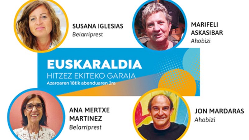 [EUSKARALDIA] Eibarren ere euskarari hauspoa emango diogu azaroaren 18tik abenduaren 2ra