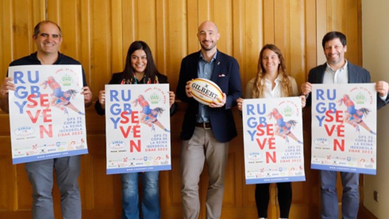 Eibarren jokatuko den errugbiko Erreginaren Kopako txapelketa aurkeztu dute