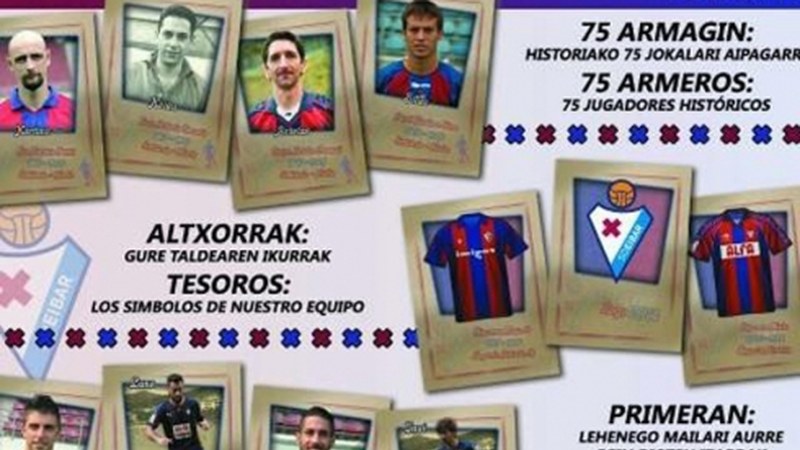 Eibarri buruzko kromo bilduma Untzagako jubilatu etxean